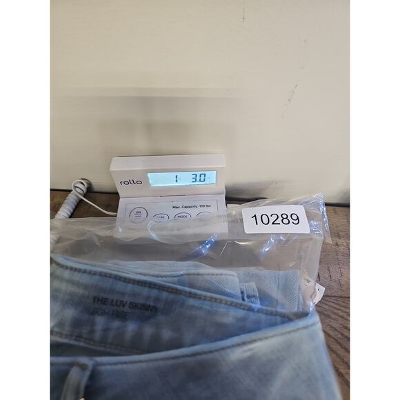 For Luv Of Denim Jeans Womens 4 The Luv Skinny Hight Rise Light Wash Stretch - Picture 9 of 9